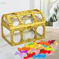 Transparent Treasure Chest Boxes for Wedding Baby Shower Ornament S. 