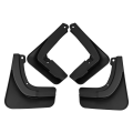 Car Mud Flaps-4 x Mudguard
1 set x Mounting accessories-Black. 