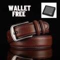 Belt and wallet combo offer for men. 