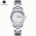 WWOOR Luxury Brand Watches Women Bracelet Quartz Ladies Watch Full Steel Waterproof Wrist Watch Girls Clock Relogio Feminino 8804.