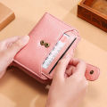 EverToner Leather Wallet Female Women Wallet Short Zipper Coin Purse / Card Holders Women Purse Ladies Small Wallets. 