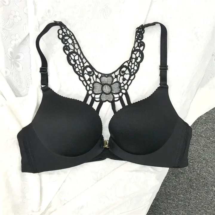 4%20Colors%20Sexy%20Lace%20Women%20Front%20Closure%20Bra%20Seamless%20Beautiful%20back%20Leopard%20Print%20Youth%20Girl%20Push%20Up%20Lingerie%20Comfort%20Wireless%20Youth%20Bralette%20Underwear%20-%20Image%205