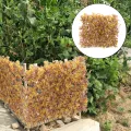 Wooden Fence Multipurpose Privacy Wooden Hedge Expandable Artificial Fence. 