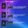 GAMINJA P47 Wireless Controller Compatible with PS4 PS3 Gaming Console PC Joystick with Double Vibration 6-Axis Gyro Sensor. 