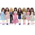 【Serendipity party】8Pcs Dresses Costume Set Multi-style Garments Barbie Doll 30cm.