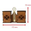 Wooden Pen or Spoon holder- ICPH-006. 