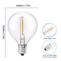 25Pcs String Light LED Bulb Tungsten Incandescent Light Bulb E12 Base Socket Bulb for String Light Party Home Decoration--25PCS Tungsten--AC220V.