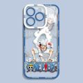 O-One Piece Luffy 5 Gear Clear Case for Samsung Galaxy S23 S22 Ultra S21 S20 FE S10 Plus Note 20 10 9 A32 A52S A52 A72 Cover. 
