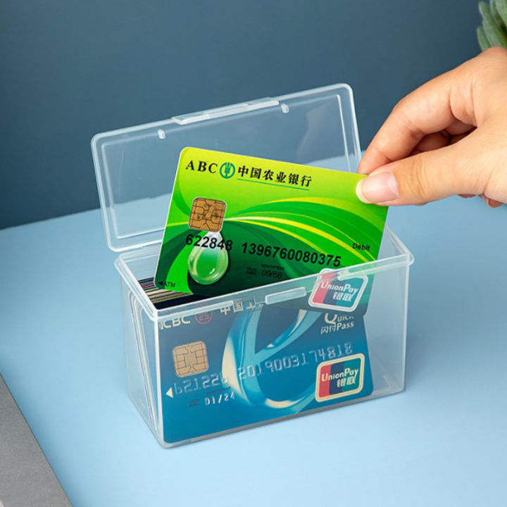 1PCS Transparent Idol Kpop Albumes Photo Storage Photocards Small Card Collection Organizer Box Case Container Cologo
