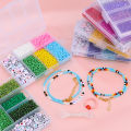 3mm 3500pcs Glass Beads Letter Beads 1Set For Jewelry Making DIY Necklace Pendant Bracelet. 