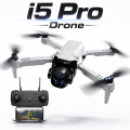 New FLH i5 Pro Drone with Dual Camera HD WiFi FPV Foldable RC Quadcopter with Remote Control, 360° Flip, Headless Mode, Altitude Hold, Dual Battery Mini Camera Drone for Kids & Beginners.