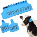 Buy Ying 001‑100 Number Plastic Tag Livestock Animal Ear for Marking Cattle Cows Farm Accessories. 