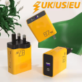 Real 87W Fast Charging PD Adapter with 4-in-1 PD Fast Charging Cable. 