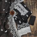 Everything House By Nazmul Organza Tissu Four Piece Shalwar Kameez Dress For Women. 