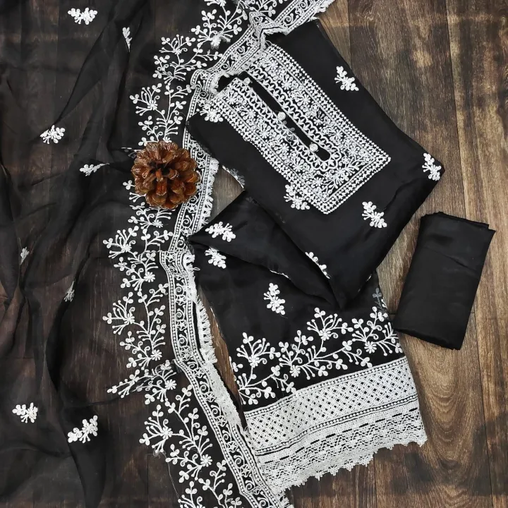 Aariz%20Super%20Shop%20Organza%20Tissu%20Four%20Piece%20Shalwar%20Kameez%20Dress%20For%20Women%20-%20Image%202