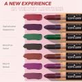 Matte Misty Lipstick Purple Chocolate Lipstick Red Face Black, Durable, Smooth, Moisturizing Formula, Painting Stage Cosmetics.