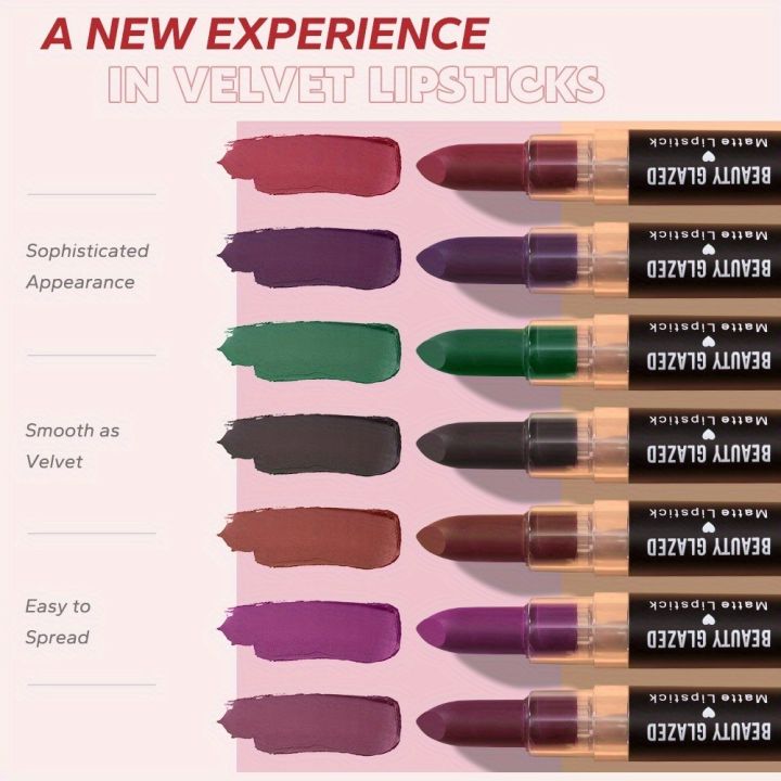 Matte%20Misty%20Lipstick%20Purple%20Chocolate%20Lipstick%20Red%20Face%20Black,%20Durable,%20Smooth,%20Moisturizing%20Formula,%20Painting%20Stage%20Cosmetics%20-%20Image%205