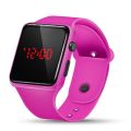 2024 Korean version of simple fashion small square led electronic watch student tide couple LED Digital Sport Watch Men Women Electronic Watches Jam Wrist Silicone smartwatch. 