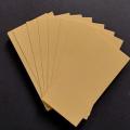 50PCS Light Yellow Blank Kraft Board, Message Card, Gift Card (4inch / 2inch). 