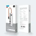 ROCK TR30 Type-C To HDMI VGA Audio USB 3.0 SDTF LAN Multi Splitter Adapter 10 in 1 PD Docking Station HUB. 