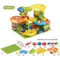 Marble Race Run Maze Ball Bricks Funnel Slide Building Blocks Assembly Bricks DIY Blocks Toys For Children Kids Gift-A 100 pcs.