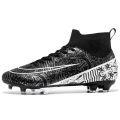 【selevn roind】 Men's Soccer Shoes Soft TF/FG Football Boots Breathable Non-Slip Grass Training Sneakers Cleats Outdoor High Top Sport Footwear.