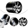 2800RPM Mini Extractor Metal 4 6 8 Inch Pipe Air Ventilator Toilet Wall Fan Low Noise Kitchen Air Ventilator for Bathroom Toilet.
