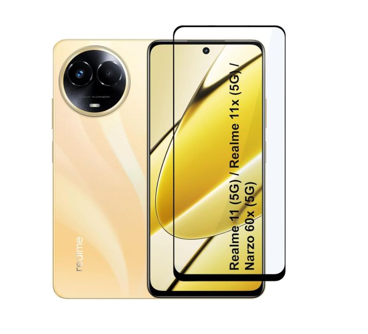 Realme Narzo 60x (5G) 11D Glass Premium Quality Screen Protector