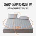 A-class cotton padded sheet, dirt proof, single thickened three piece set, mattress protection anti slip cover, bed sheet dust cover. 