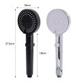 1/2 Pcs Five-speed High Pressurized Handheld Shower Head Supercharged Shower Nozzle Water Saving Hand Shower Bathroom Accessories - bathroom accessories. 