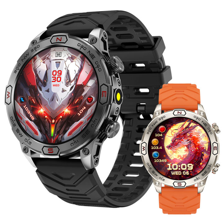 New KC86 smartwatch with high-definition AMOED screen, Bluetooth call, heart rate, blood pressure, blood oxygen, and exercise smartwatch