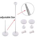 1/2set Adjustable Balloon Column Stand Metal Balloon Stand Holder with Plastic Base for Wedding Decor Birthday Baby Shower Party. 