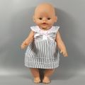 【The road to happiness Store】New Dress Fit 43cm Baby Doll 17 Doll Clothes And 057.