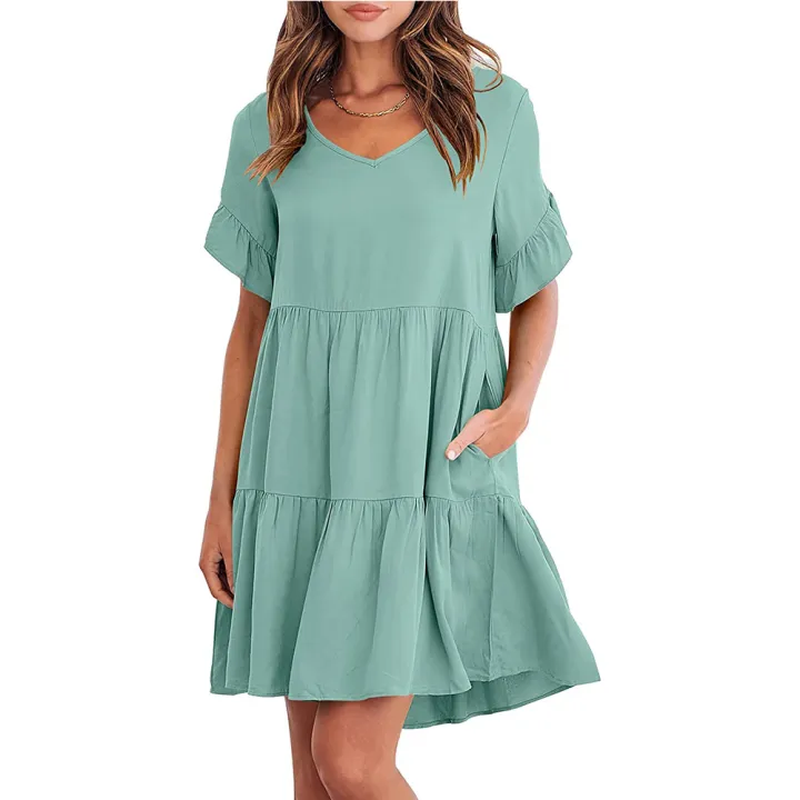 2024%20Amazon's%20new%20women's%20cross-border%20European%20and%20American%20summer%20casual%20V-neck%20babydoll%20three-layer%20pleated%20dress%20-%20Image%205
