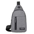 Women Men Messenger Shoulder Bag, Waterproof Shoulder Bag With USB Charging Port, Multipurpose Messenger Chest Travel Backpack.