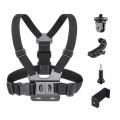 Chest Mount Harness For Gopro And Action Cameras ,Mobile phone.