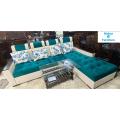 L SOFA SET 5 PCS MALAYSIAN PROCESS WOOD - sofa. 