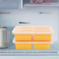 Cup Silicone Freezing Tray with Lid,2 Pc , Easy-Release Silicone Freezer Tray Food Freezer Molds.