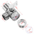 Zinc Alloy Switch Faucet Adapter Kitchen Sink Splitter Diverter Valve Water Tap Connector For Toilet Bidet Shower Bathroom jingu. 