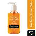 Neutrogena Oil-Free Acne Wash 177 Ml Facial Cleanser for Acne Prone Skin Gentle Daily Exfoliation Non Comedogenic. 