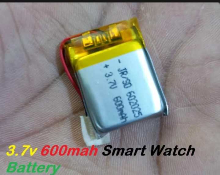 Smart Watch Battery 3.7V 600mAh Battery 3.7V Battery Size 20x25x6mm Rechargeable Battery 3.7V Battery For Bluetooth Headphone Batteries