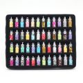 48 Colors Craft Glitter Sparkle Sequins Durable Material Easy To Use for Professional Nail Salon. 