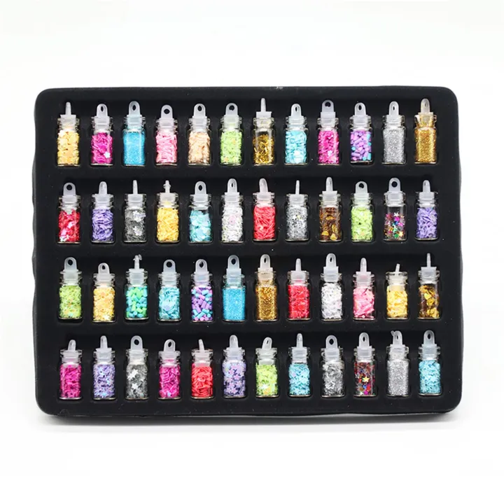 48%20Colors%20Craft%20Glitter%20Sparkle%20Sequins%20Durable%20Material%20Easy%20To%20Use%20for%20Professional%20Nail%20Salon%20-%20Image%207