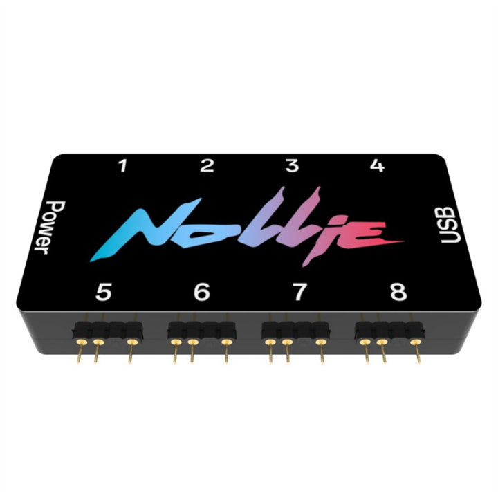 8-Port 5V 3PIN Addressable ARGB Controller with Support for SignalRGB ...