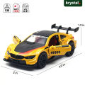 【Krystal】BMW M4 GT3 Alloy Diecast Sports Car Model (1:36) – Pull Back Racing Car with Openable Doors, Collector’s Toy. 