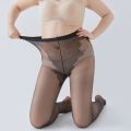 Transparent Wear-resistant Lady Pantyhose Plus Size Ultra-thin Nylon Stocking Women Tights High Waisted Elastic Slim Pants. 