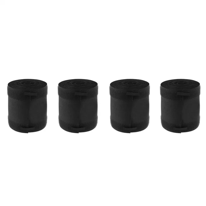 4 Pack Cable Grip Strip Floor Cable Cover Protect Cords Cable Protector Cable Management 4 x 10 Inch