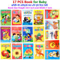 17 PCS Book Adorsholipi Set Children's Boi Kids Alphabet Learning like Baby Toys. 