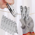 1/10/20pcs Stainless Steel Clothes Pegs Clips Household Clothing Sealing Clip Windproof Clips Hang Pins Metal Clips. 