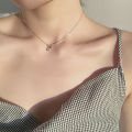 【Innovative design】Jewelry Korean fashion simple five-pointed star bell short necklace cute delicate clavicle chain female student necklace.